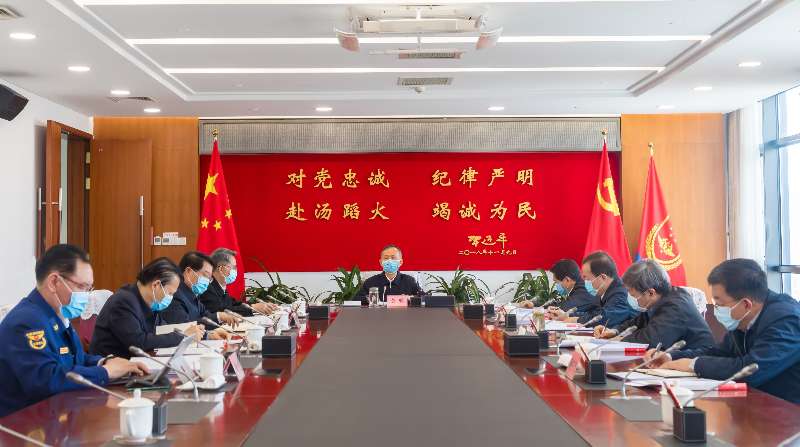 骚逼战站黄明在应急管理部党委会上强调 着力加强党委班子自...